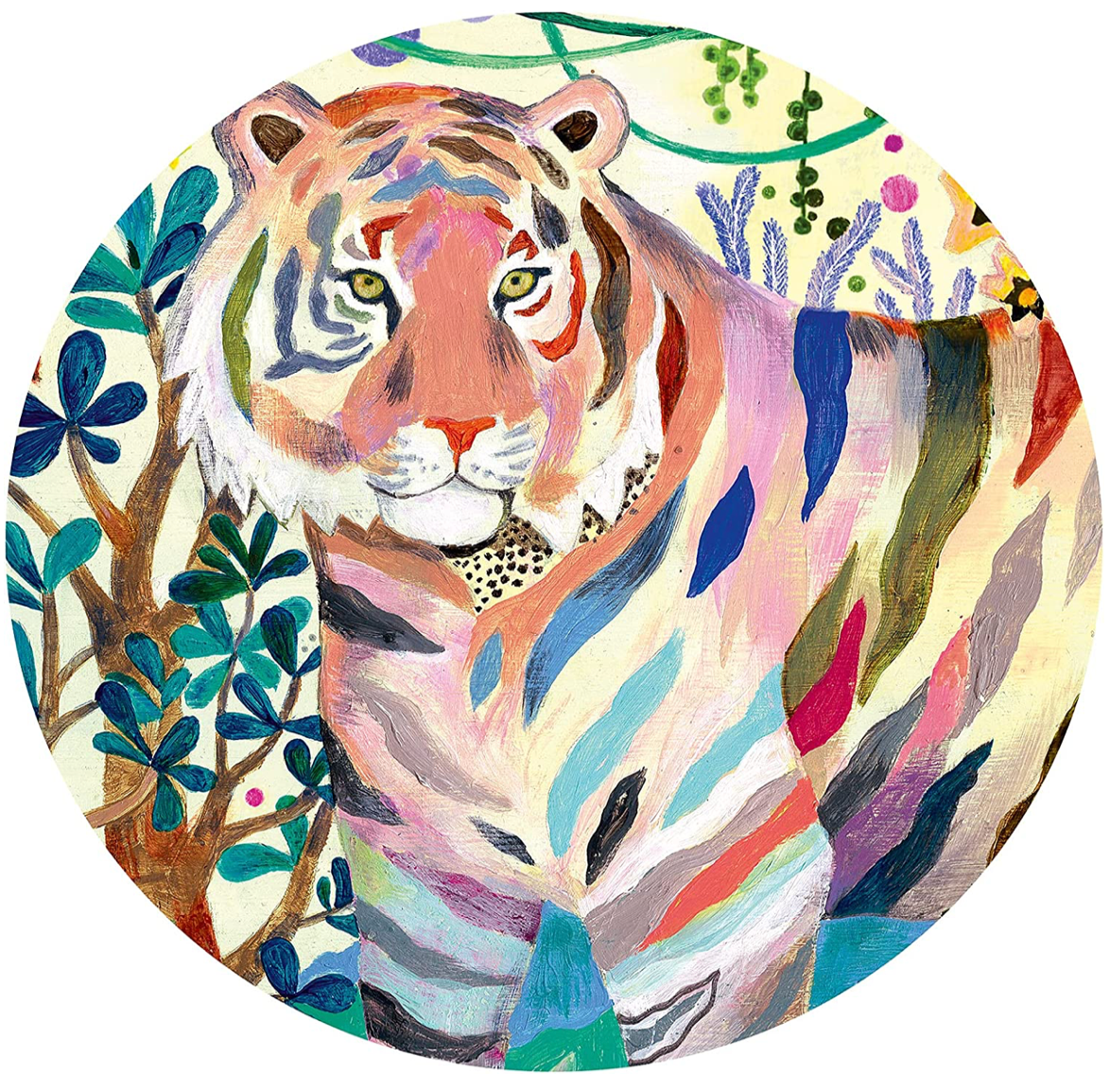 Puzzle Rainbow Tigers 1000pcs DJECO