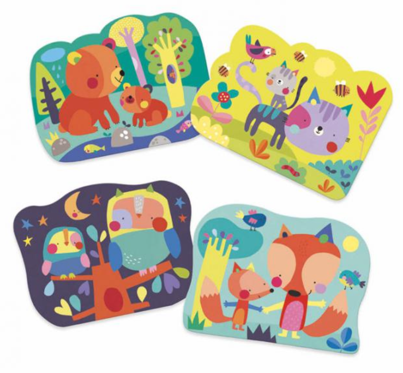 Coloriage Magique dans les bois DJECO