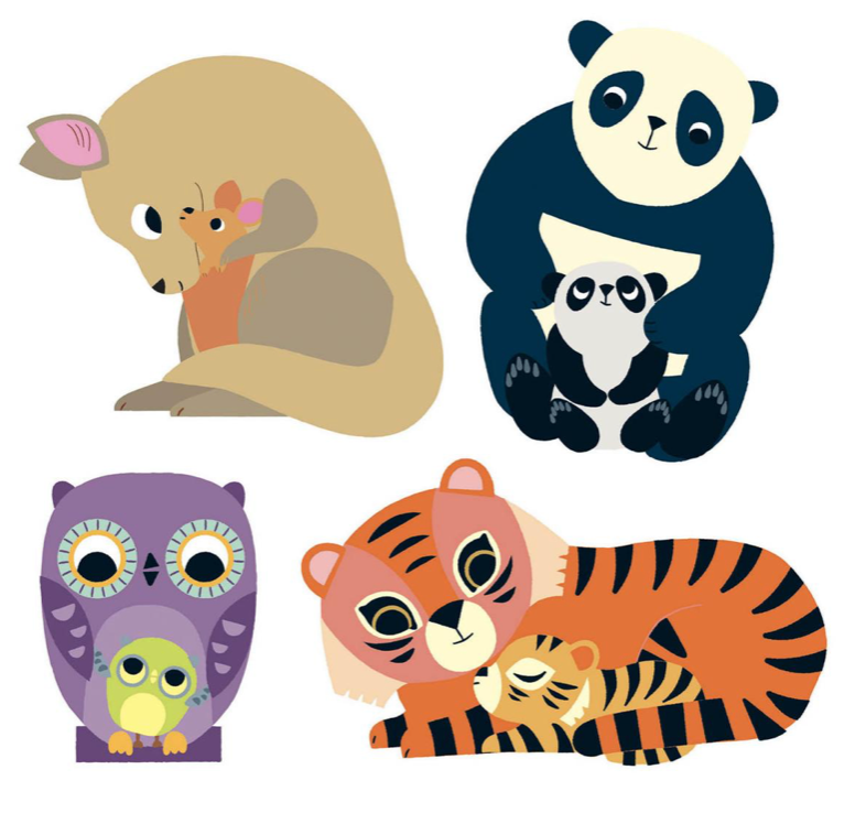 Grosses gommettes Mamans bébés DJECO