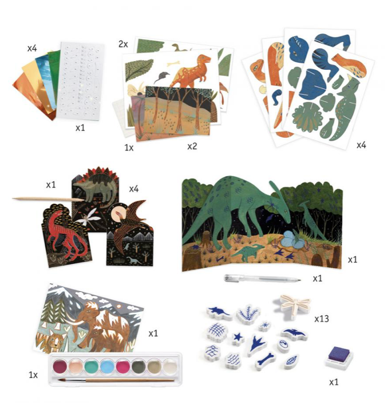 Coffret multi activités DINO BOX DJECO