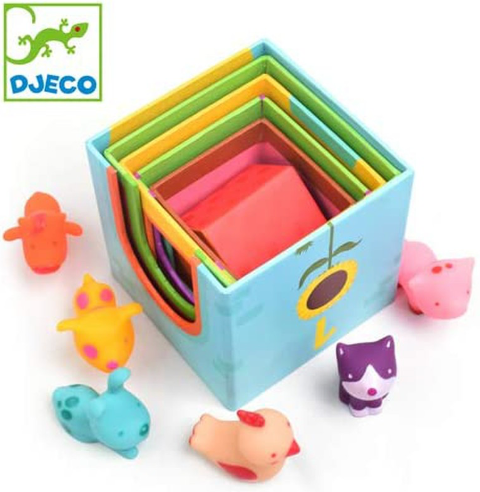 Cubes empilables TOPANIFARM DJECO