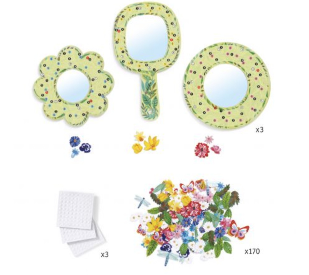 Miroir DIY douceur florale DJECO