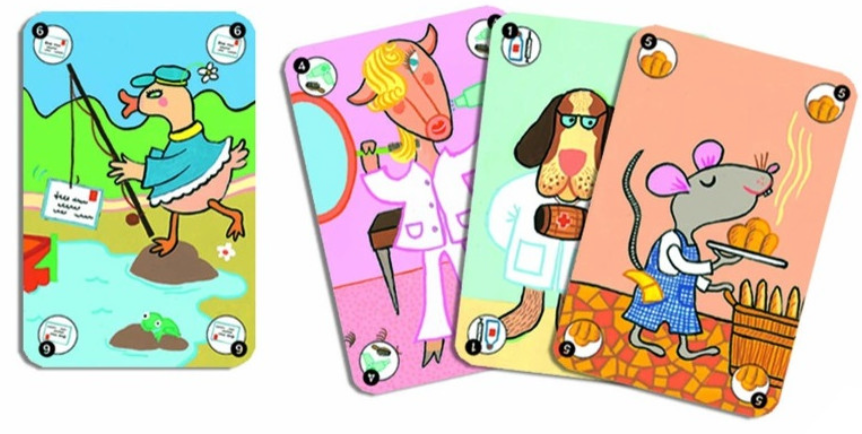 Jeu de cartes Happy Family DJECO