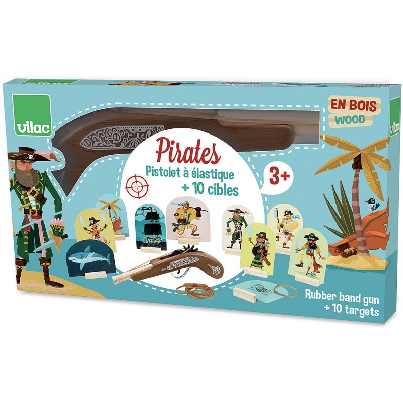 Pistolet à élastiques Pirates VILAC