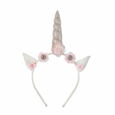 Serre-tête licorne rose à perles 