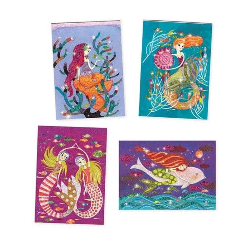 Tableaux paillettes La lumière des sirènes DJECO